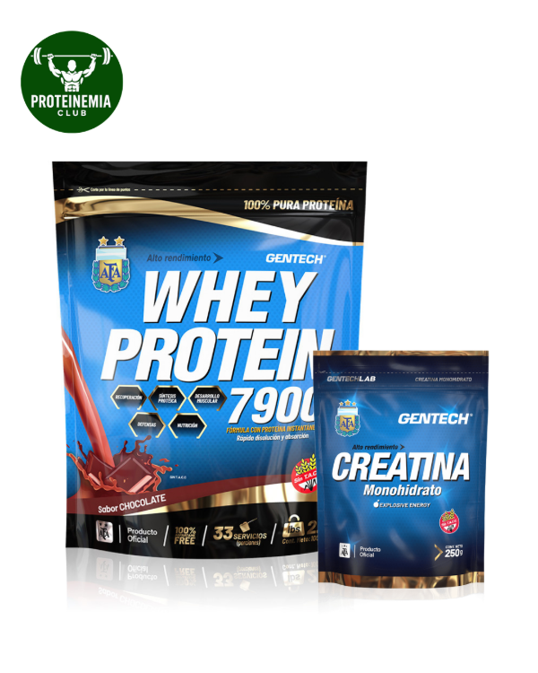 Producto - Combo GENTECH PRO Proteína Creatina para Potenciar tu Rendimiento