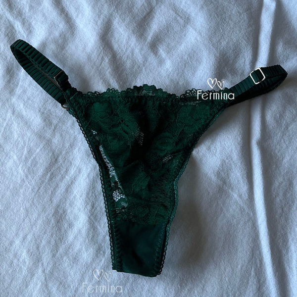 Producto - TANGA COLA LESS ALEGRIA FOREST (Talle unico regulable)