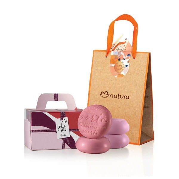 Producto - Jabones surtidos (4 de 90g): Granada y flor de mora y Frutas rojas + bolsa