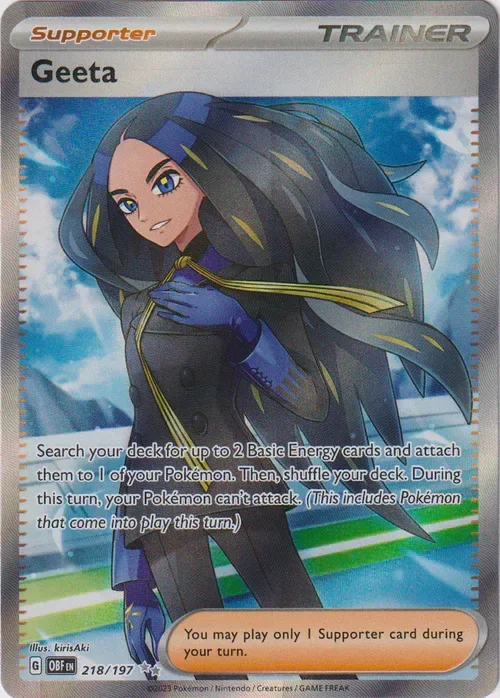 Producto - Geeta - 218/197 - Obsidian Flames - Holo