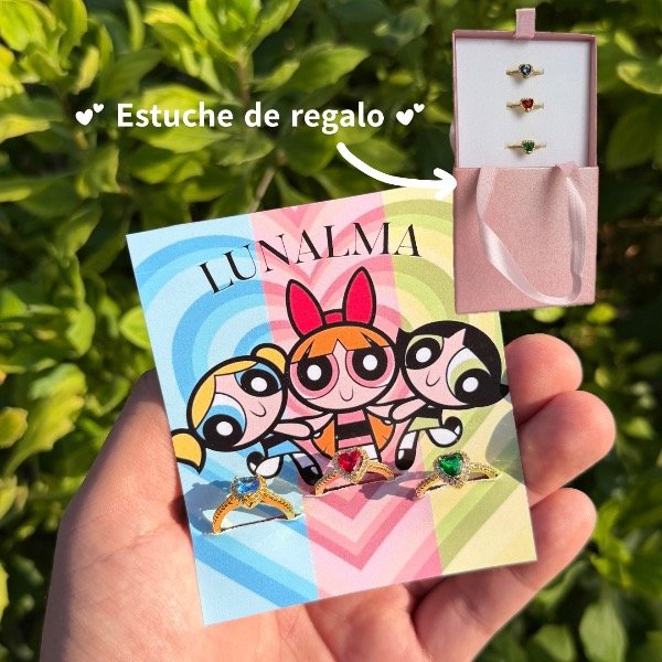 Producto - Set de Anillos: Chicas Superpoderosas