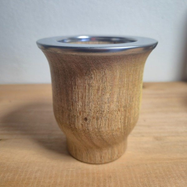 Producto - Mate camionero de algarrobo + grabado laser + bombilla pico loro - 0