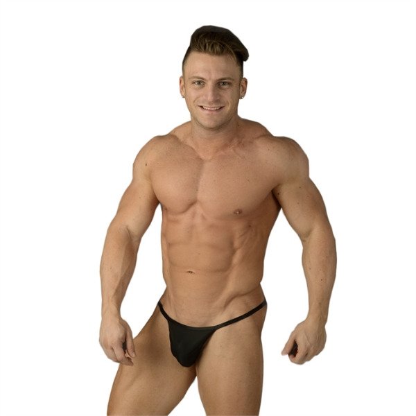 Producto - tanga microfibra negra talle único