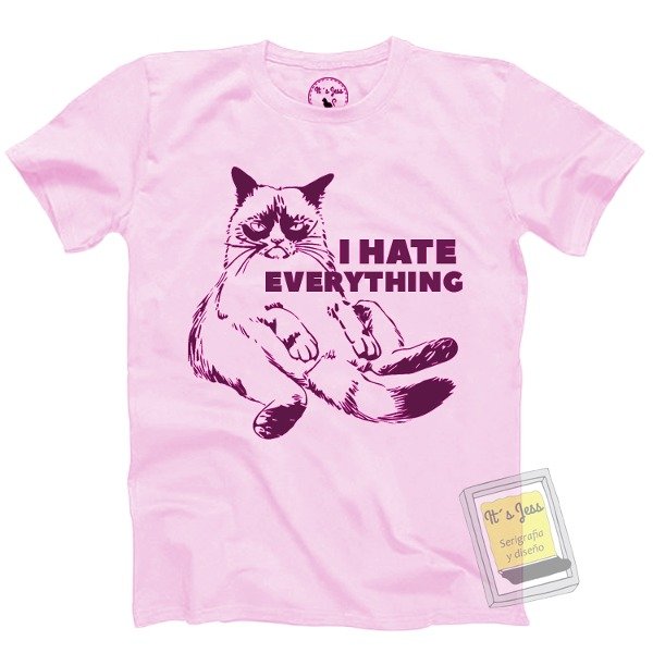 Producto - I HATE EVERYTHING - REMERA