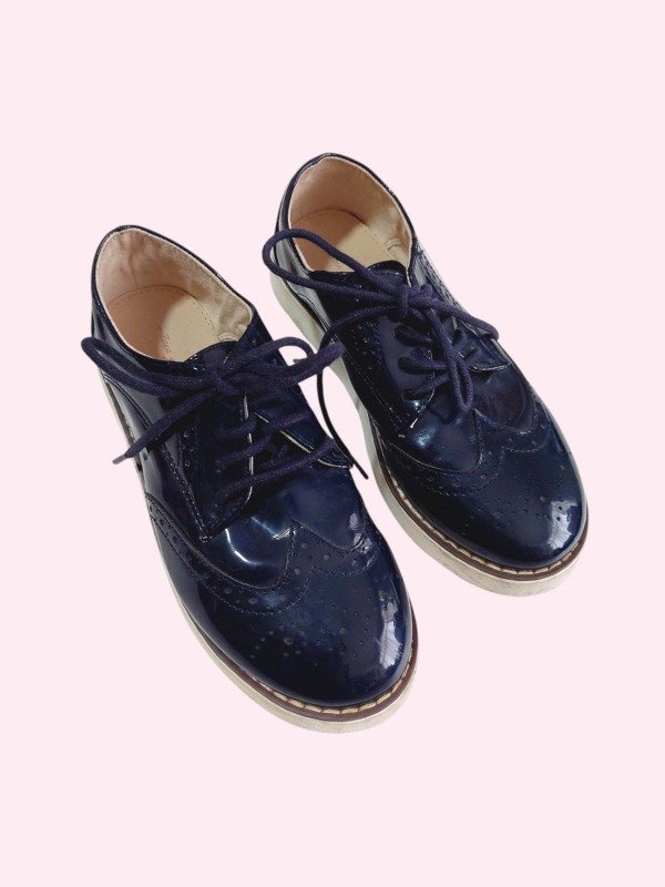 Producto - Zapatos acordonados azul oscuro Zara Talle 32