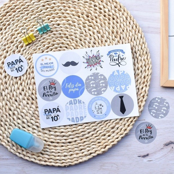 Producto - Plancha stickers x12
