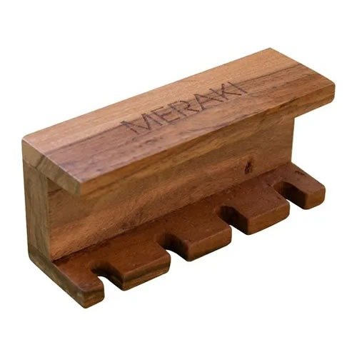 Producto - Porta Cepillo De Dientes De Bambú Para 2 De Pared Holder Meraki