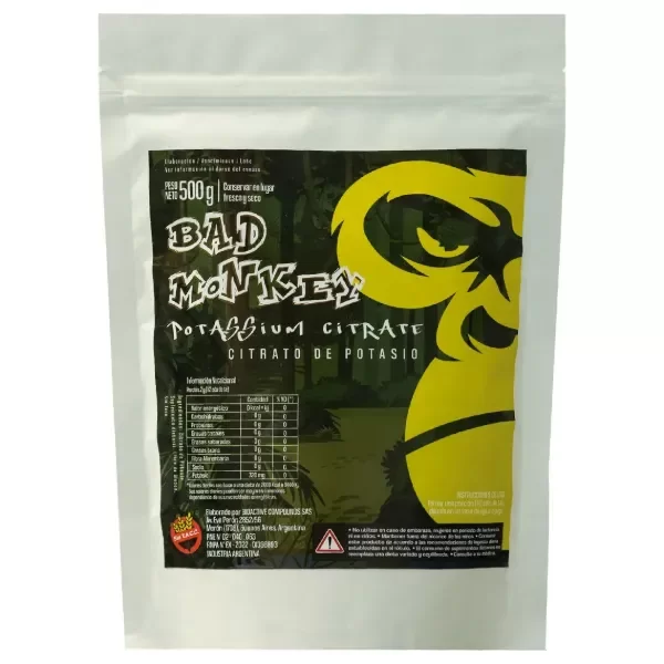 Producto - Citrato de Potasio BAD MOKEY 500 g / Regulador Electrolítico