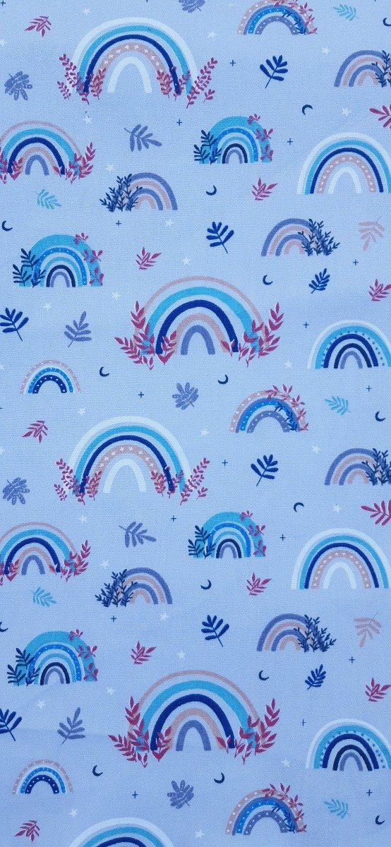 Producto - Organizador para pañales arcoiris azul