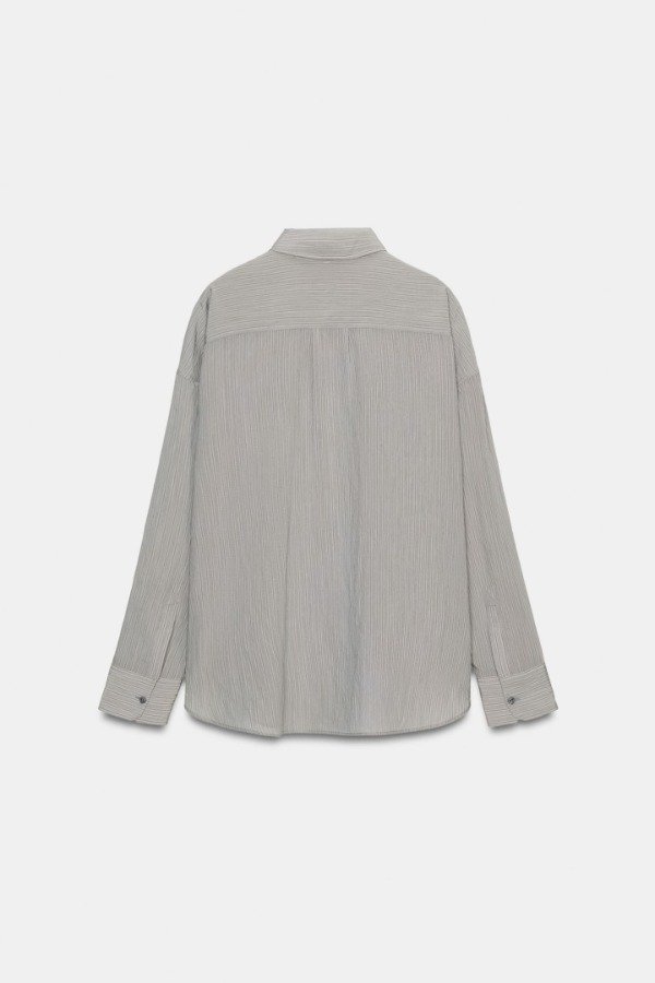 Producto - Camisa rayas multicolor Zara - 1