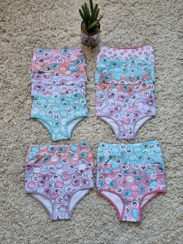 Producto - Bombachas para nena de algodon con lycra colores (El precio es por 12)