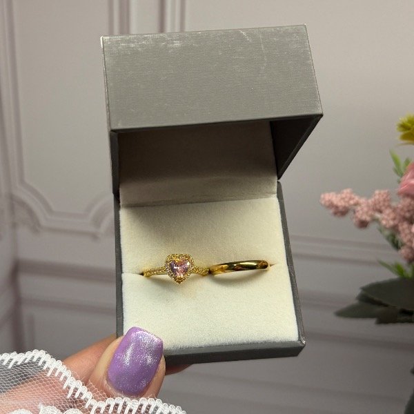 Producto - Anillos de Promesa: Pando Golden Pink - 2