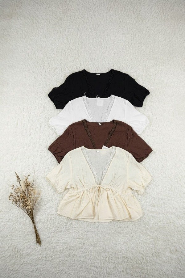 Producto - BLUSA ABIERTA TIRA A013