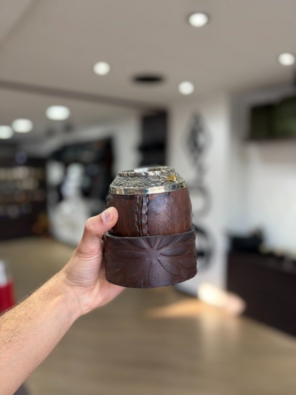 Producto - TORPEDO CRIOLLO EXCLUSIVO CUERO LABRADO PREMIUM MARRON - 0