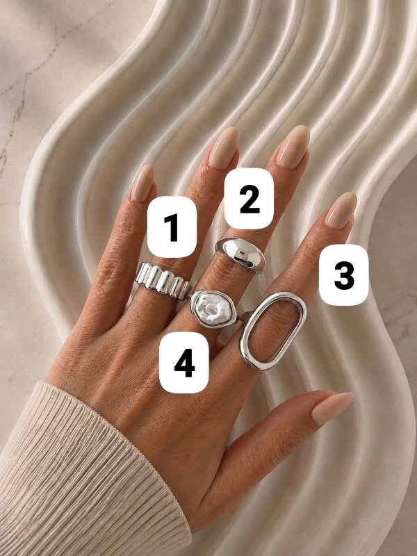 Producto - ANILLO PLATEADO 1651 - 1