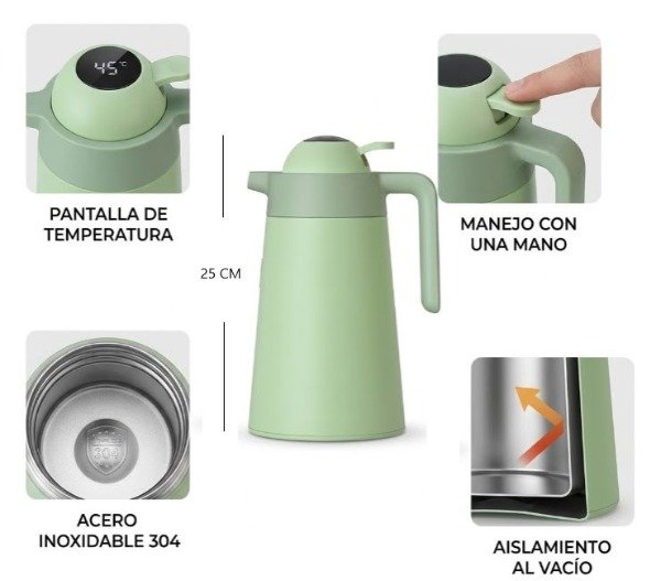 Producto - CC11060 JARRA TERMO TERMICA CON MEDIDOR DE TEMPERATURA