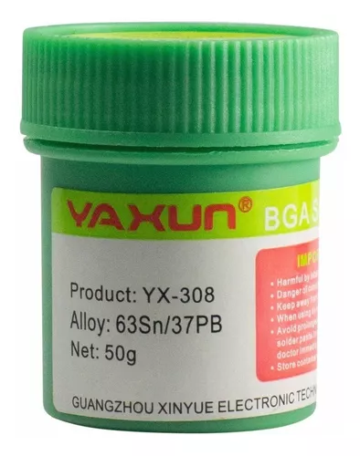 Producto - Estaño En Pasta Soldadura Yx308 Pote 50gr.