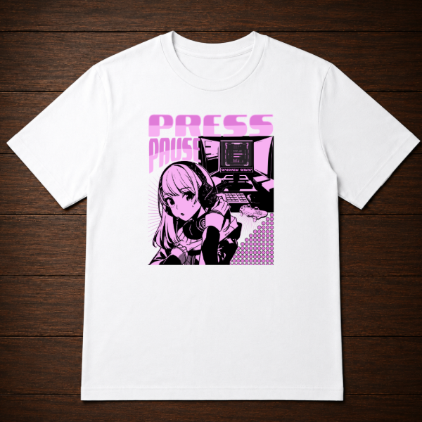 Producto - Remera - Press pause - 2