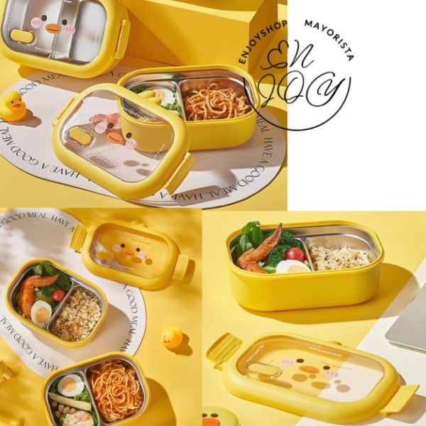 Producto - LUNCHERA TERMICA PATITO AMARILLO ACERO INOXI