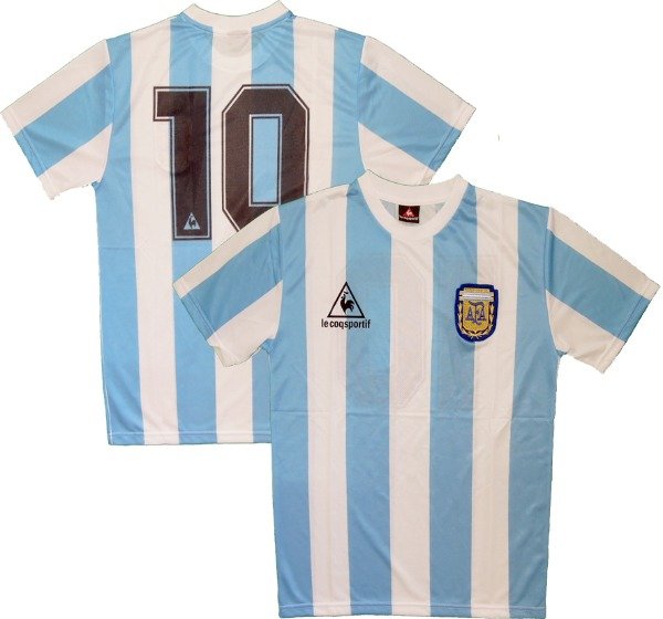 Ed Especial Argentina 1986 Mundial 10 Maradona Tela Calada Retro Corner