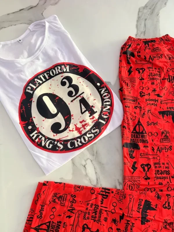 Producto - Pijama Harry Potter 9 3/4 pantalón largo