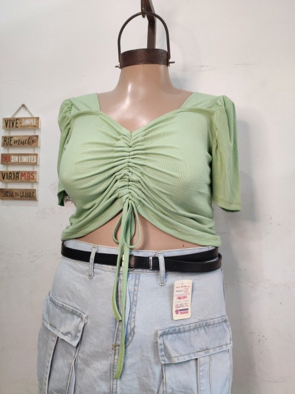 Producto - Crop Mangas princesa