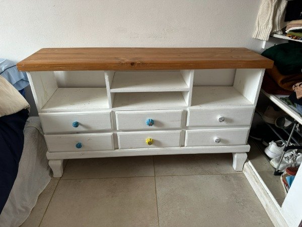 Producto - RACK TV TAPA PINO 120x30x72 #11907