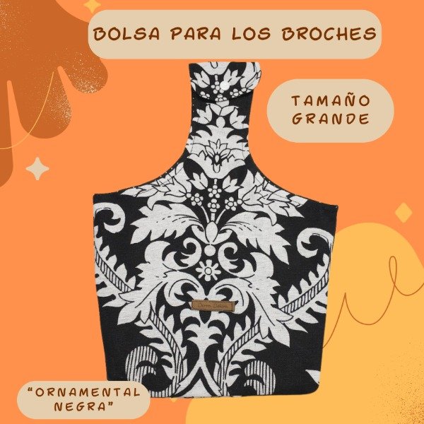Producto - Bolsa para Broches - Negra