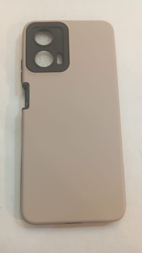 Producto - Funda Rígida Alto Impacto Beige para Moto G04-G04s-G24-G24 Power-E14