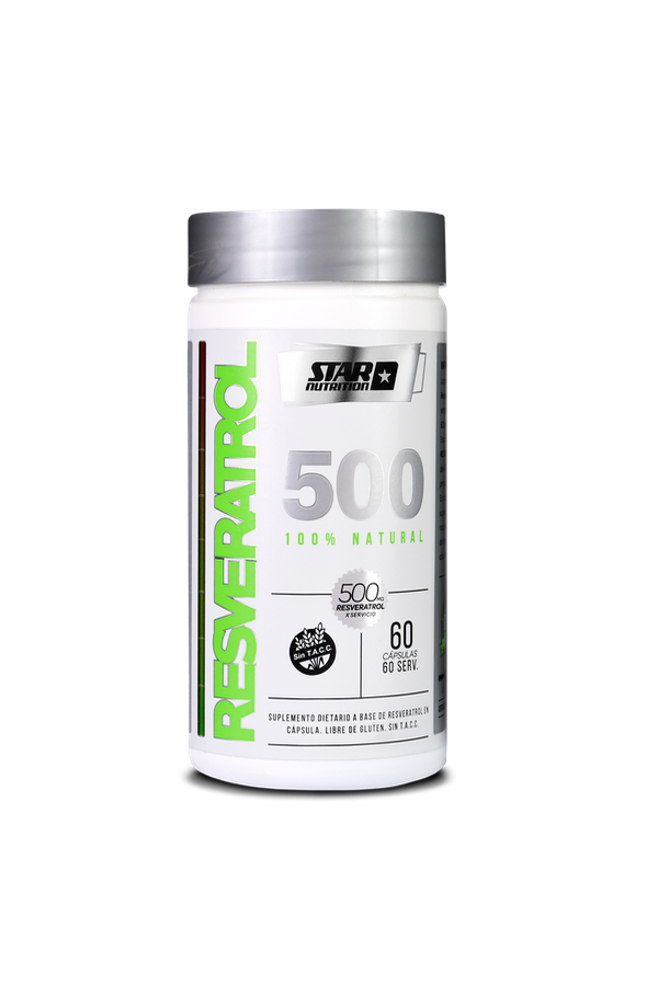 Producto - Quemador Resveratrol 500 - 60 Cáps Star Nutrition