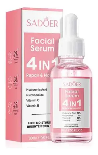 Producto - Serum facial reparación con acido hialuronico 4en1 30ml Sadoer SD02488