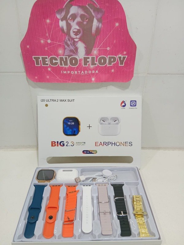 Producto - Reloj smart watch mallas metalica Ultra 2 max suit