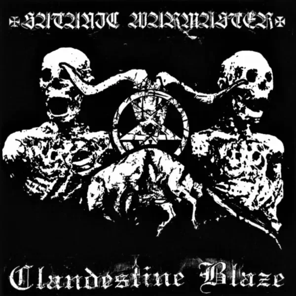 Producto - SATANIC WARMASTER / CLANDESTINE BLAZE - Split (CD)