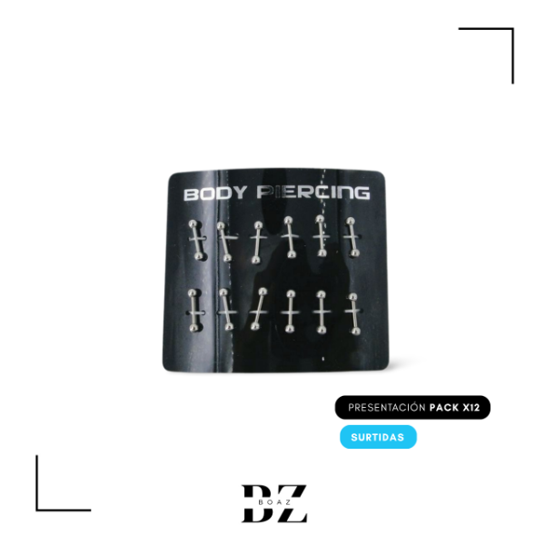 Producto - AROS PIERCING X 12 PCS - 2061-6