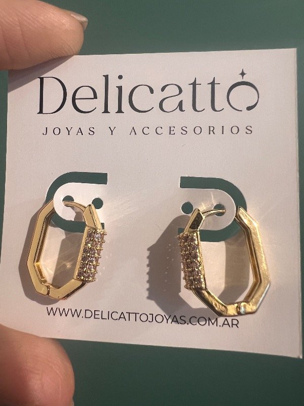 Producto - Aros Alondra Acero Dorado - 1