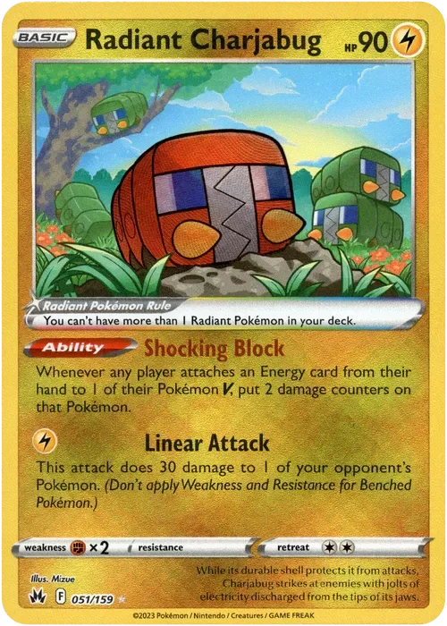 Producto - Radiant Charjabug - 051/159 - Crown Zenith - Holo