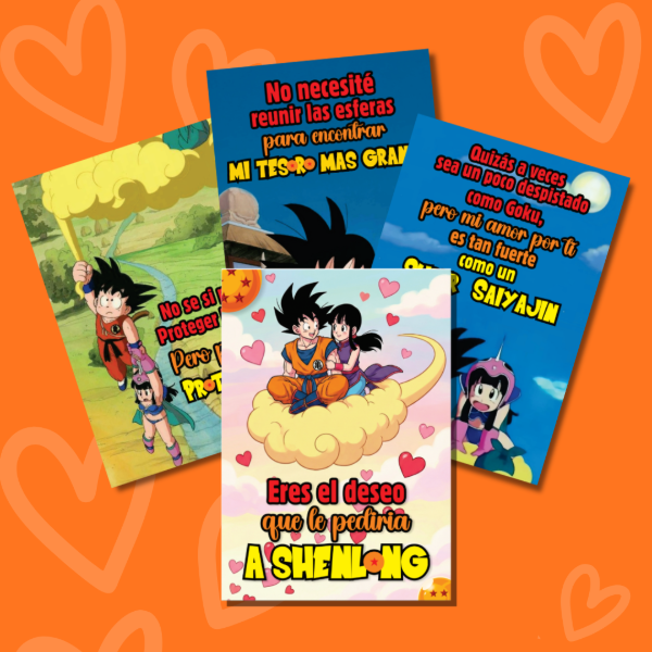 Producto - TARJETAS GOKU Y MILK - DIGITAL