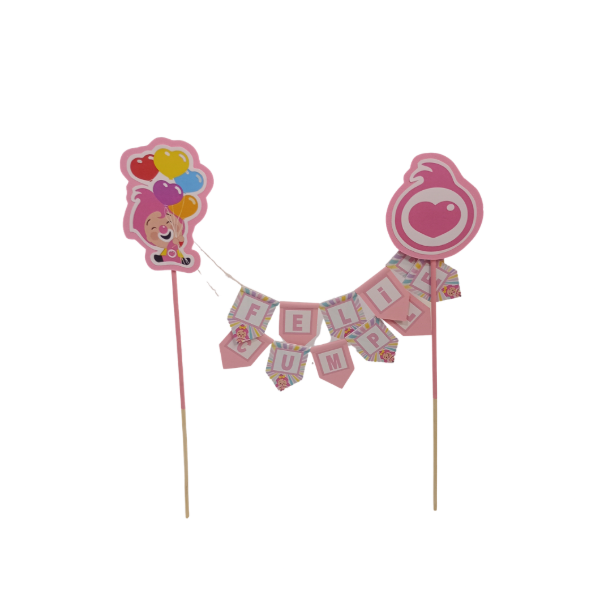 Producto - Banderines para torta para nena - 0