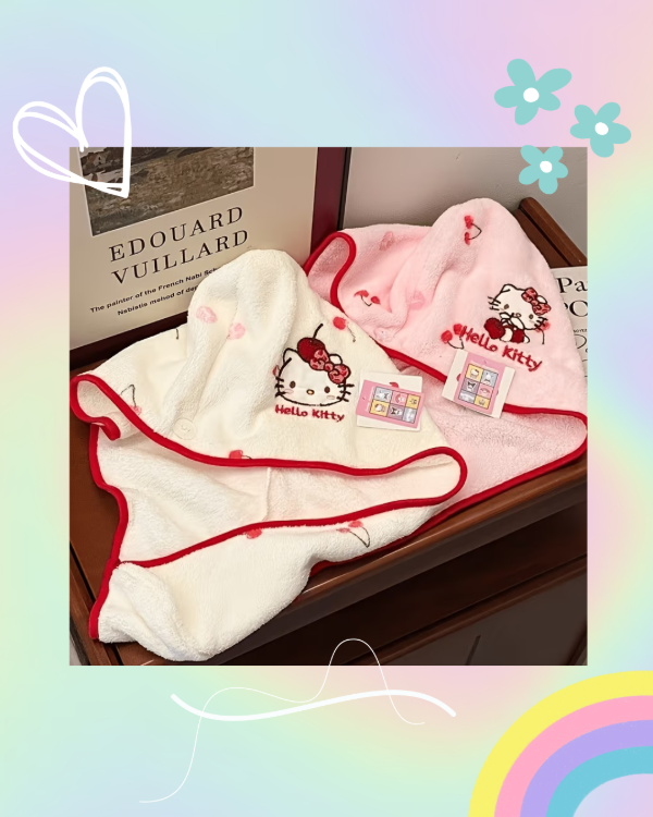 Producto - Toalla Para Pelo Hello Kitty - 1