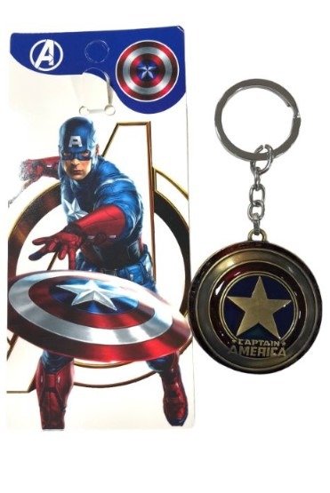Producto - Llavero Escudo Capitán América bronce