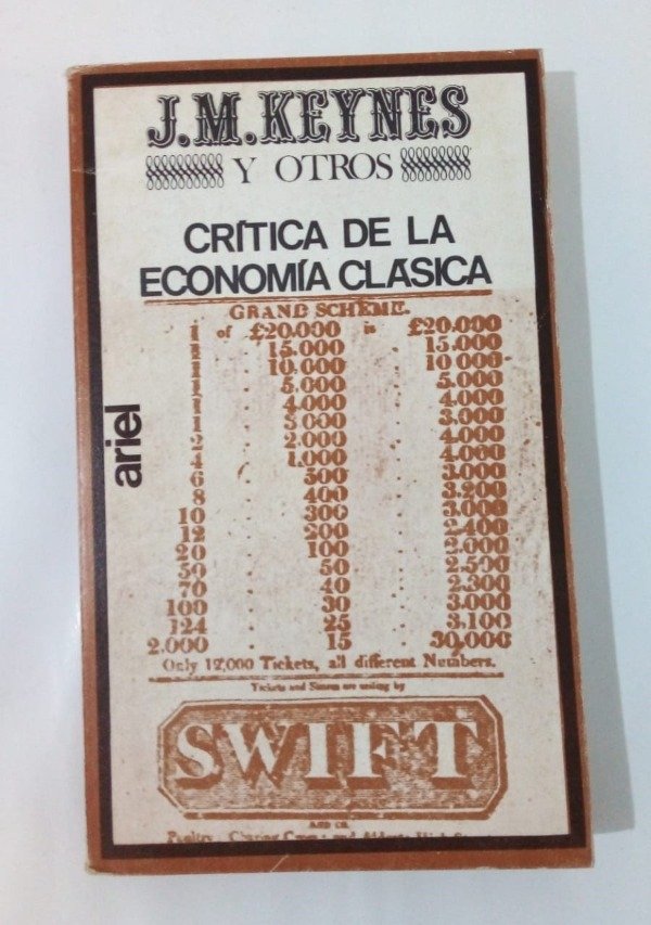 Producto - Crítica de la economía clásica - J M Keynes - Ariel 1972