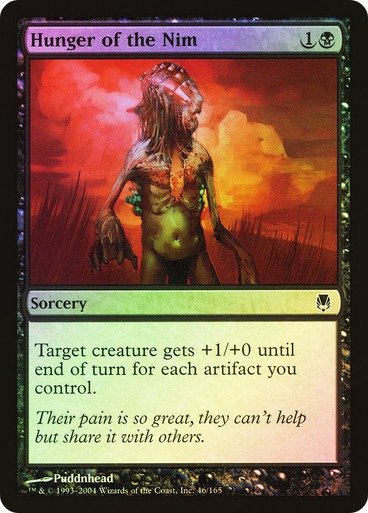 Producto - Hunger of the Nim Foil  Darksteel