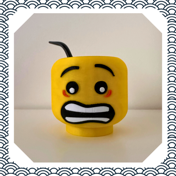 Producto - Mate Cara Lego Asustada - Mate Original Diseño Divertido
