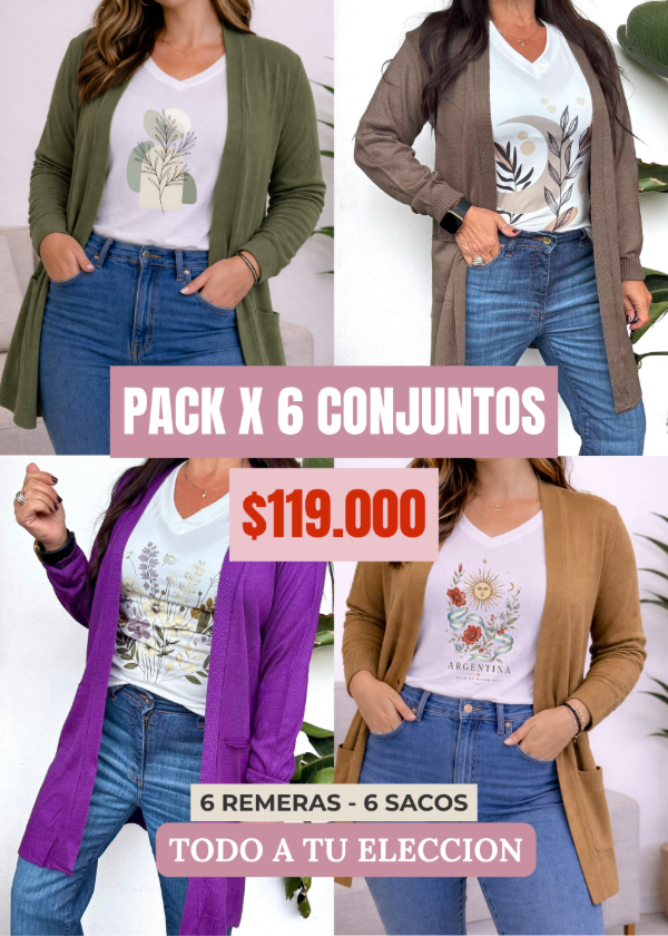 Producto - Pack Acrilico - 12 prendas