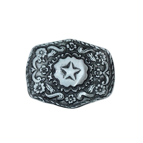 Producto - chapon estrella 40mm plata
