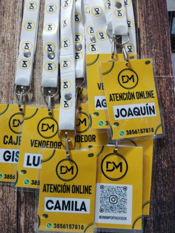 Producto - Credenciales c/ cinta personalizada