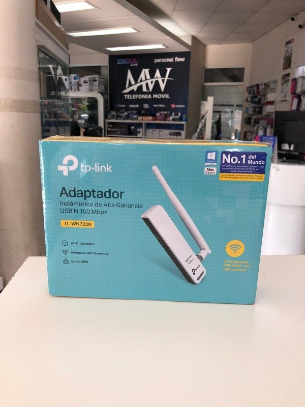 Producto - Adaptador Wifi Tp-link Usb Tl-wn722n 150mbps TL-WN722N