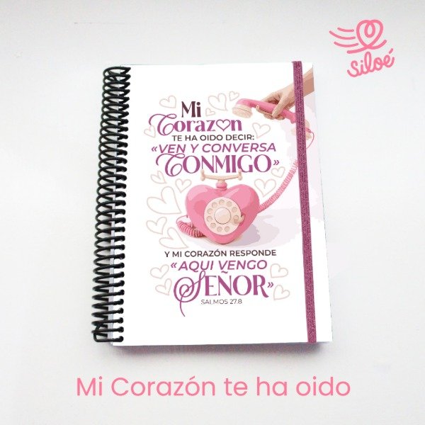 Producto - Cuaderno de Oración - Mi Corazón te ha oído - Tapa Flex