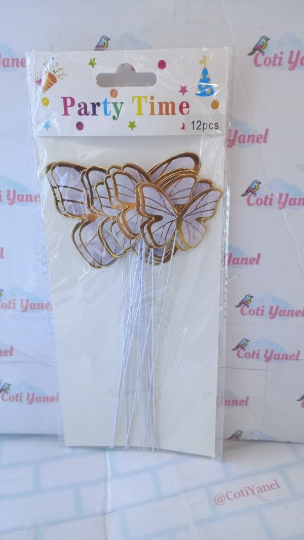 Producto - Mariposas en topper pack x12 - 2