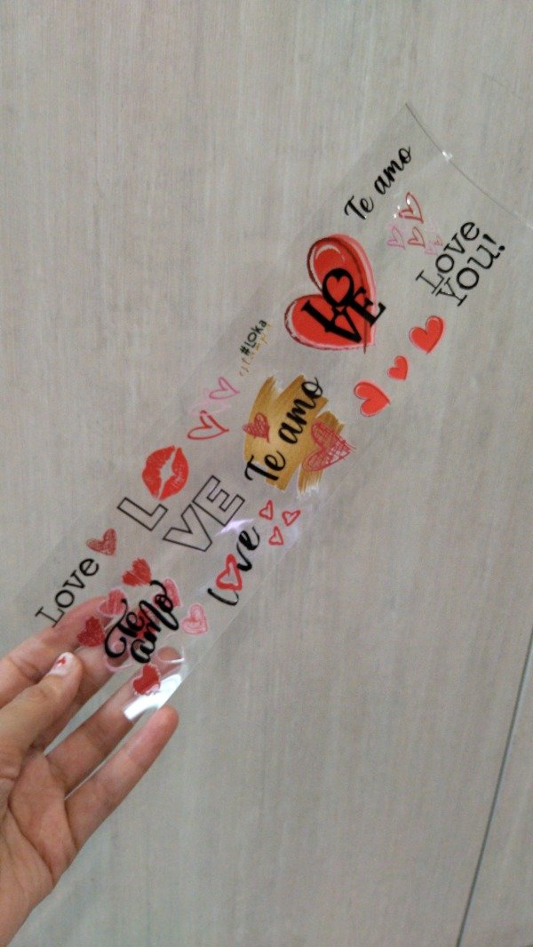 Producto - UV Tiras 8x28cm Love #6